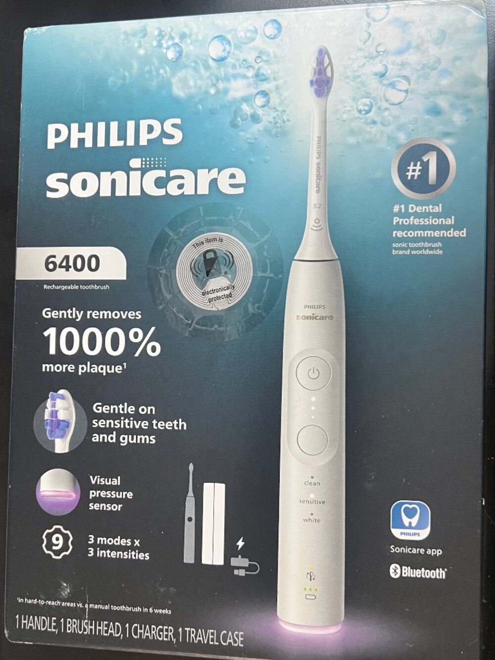 Philips Sonicare 6400 HX7410 Electric Toothbrush Rechargeable Sonic